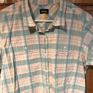 Women’s Cabela’s plaid bottom down